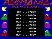 une photo d'Ã©cran de Pac-Mania sur Sega Master System
